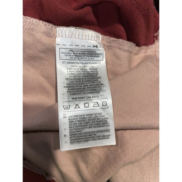 ADIDAS Originals Trefoil Logo Color Block Cropped Top T-Shirt Tee Size XS - Picture 6 of 7